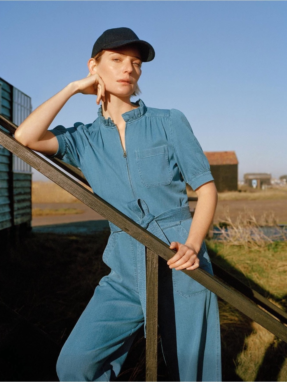 Me + Em Cotton Jumpsuit, Size 6
